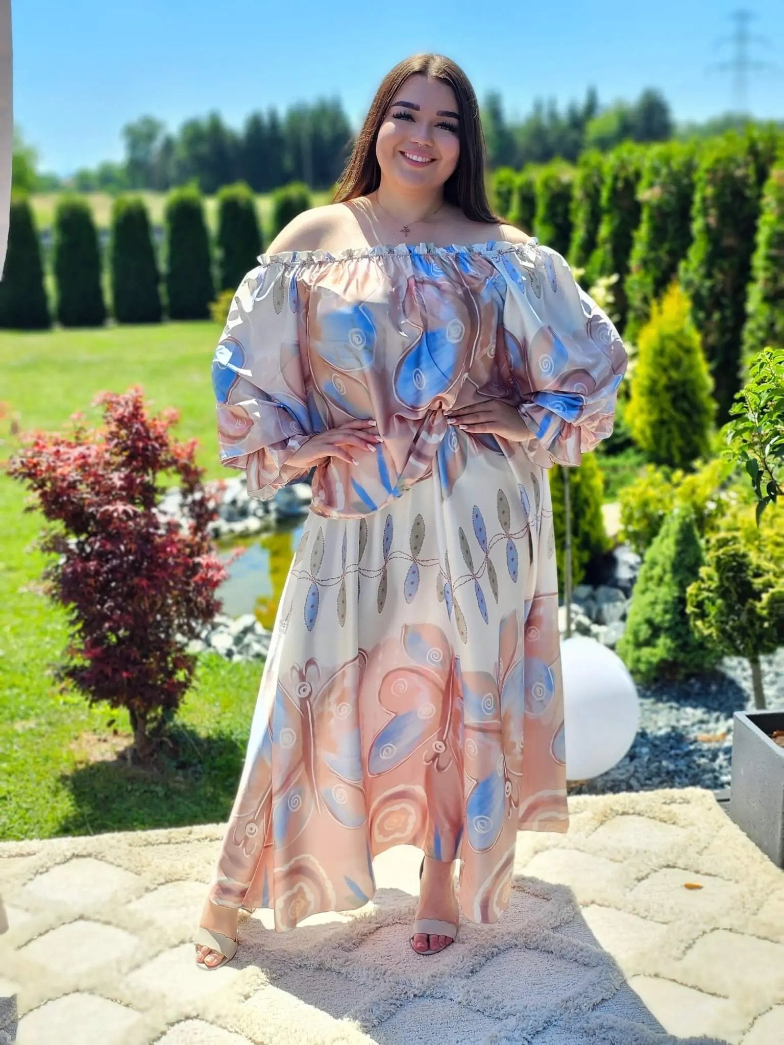 Romantyczny komplet w stylu boho Stylowa XL