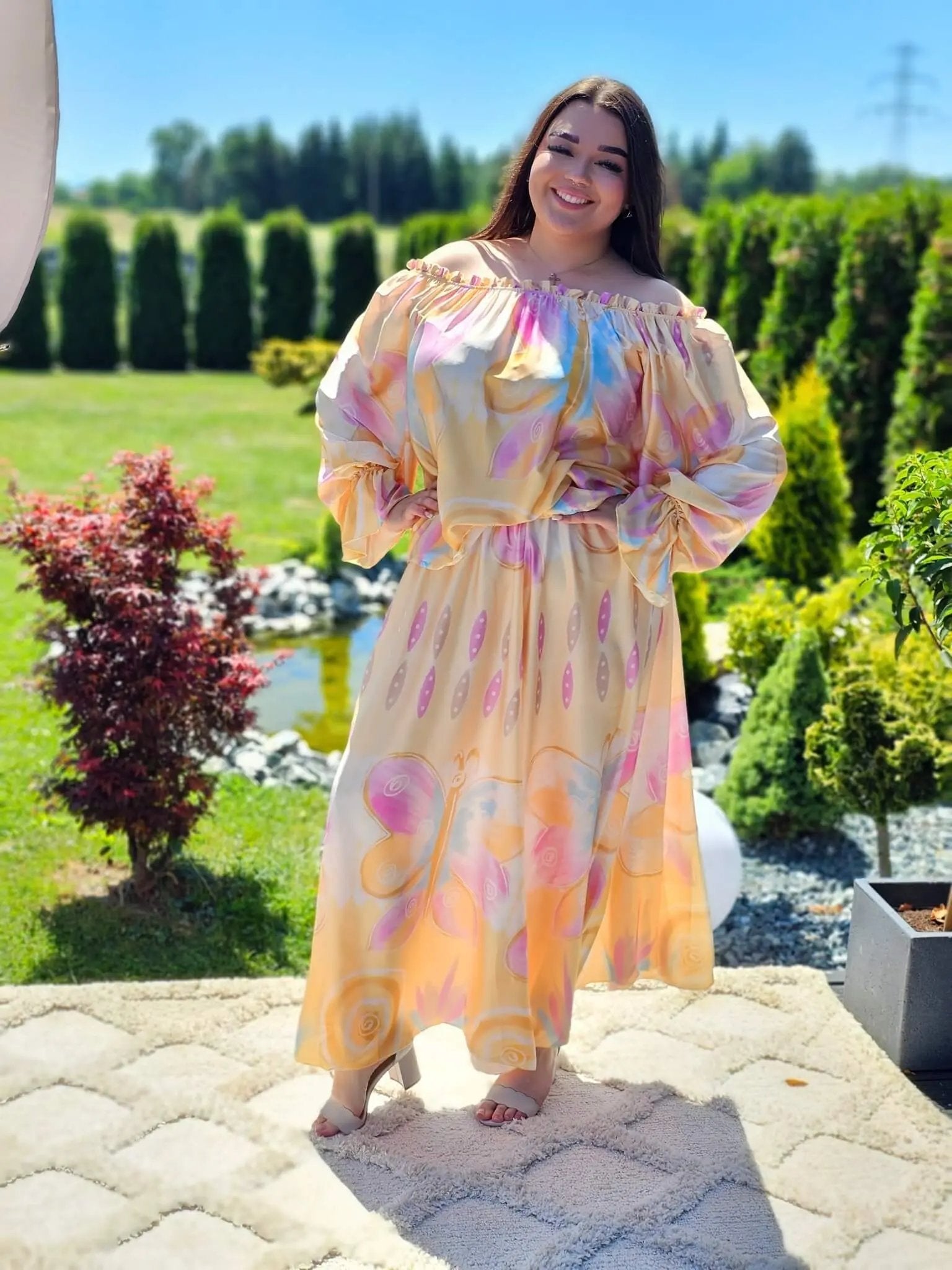 Romantyczny komplet w stylu boho Stylowa XL