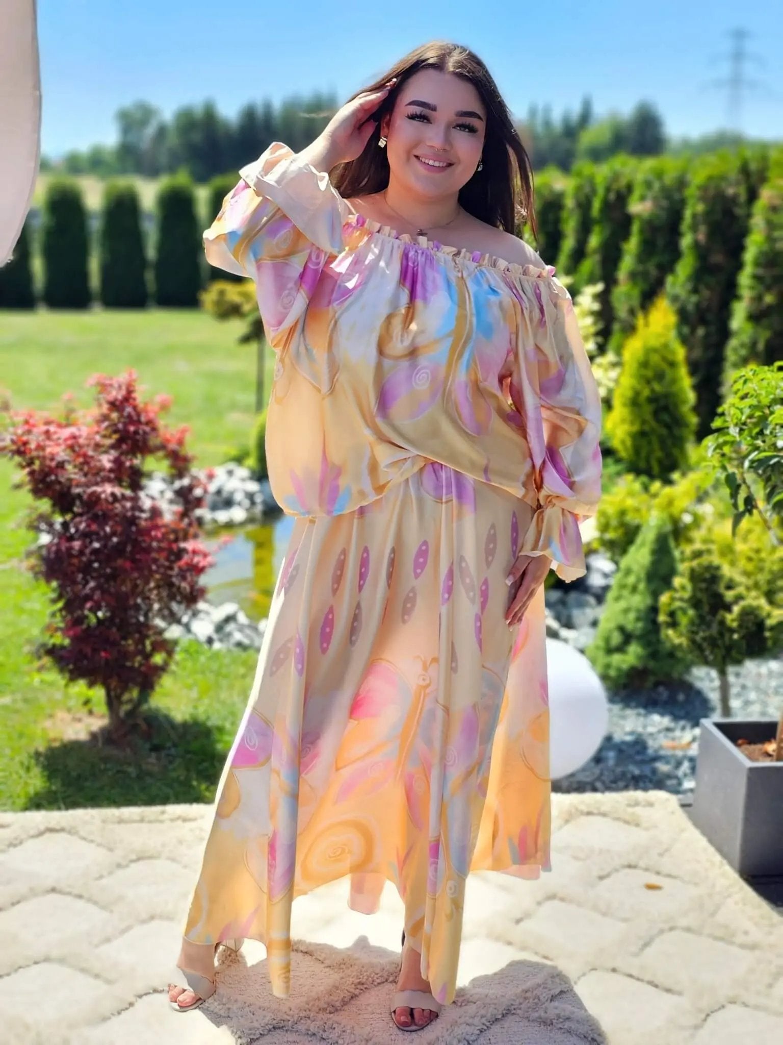 Romantyczny komplet w stylu boho Stylowa XL