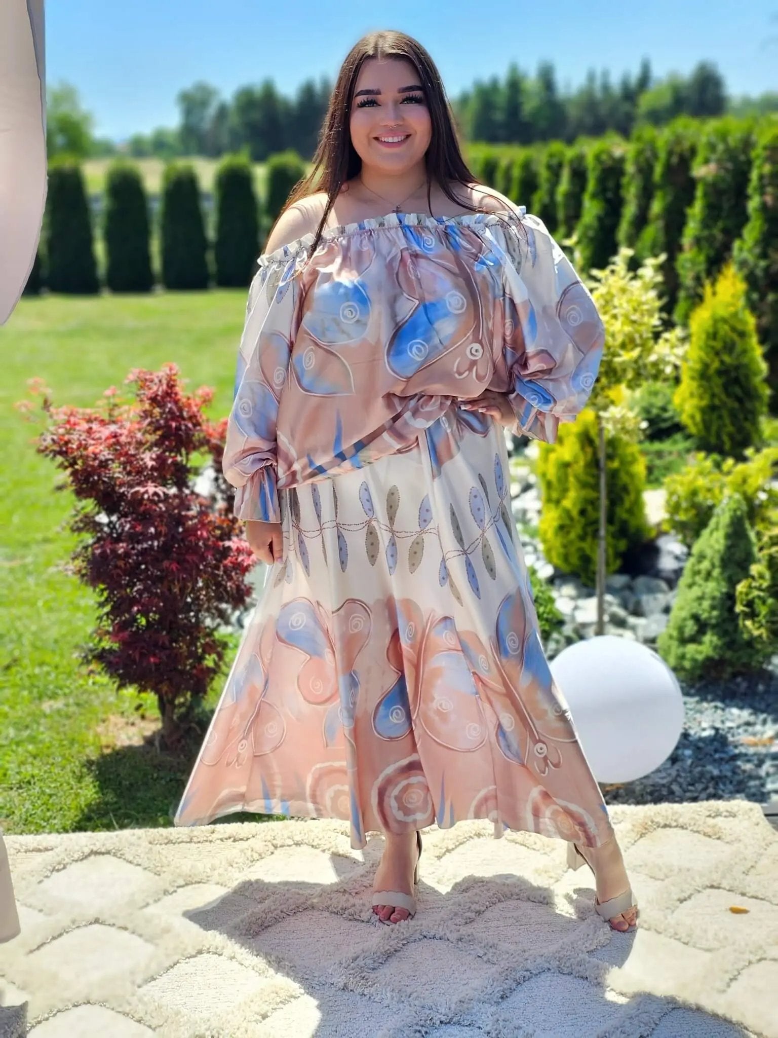 Romantyczny komplet w stylu boho Stylowa XL