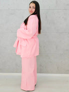 Różowy komplet Stylowa XL