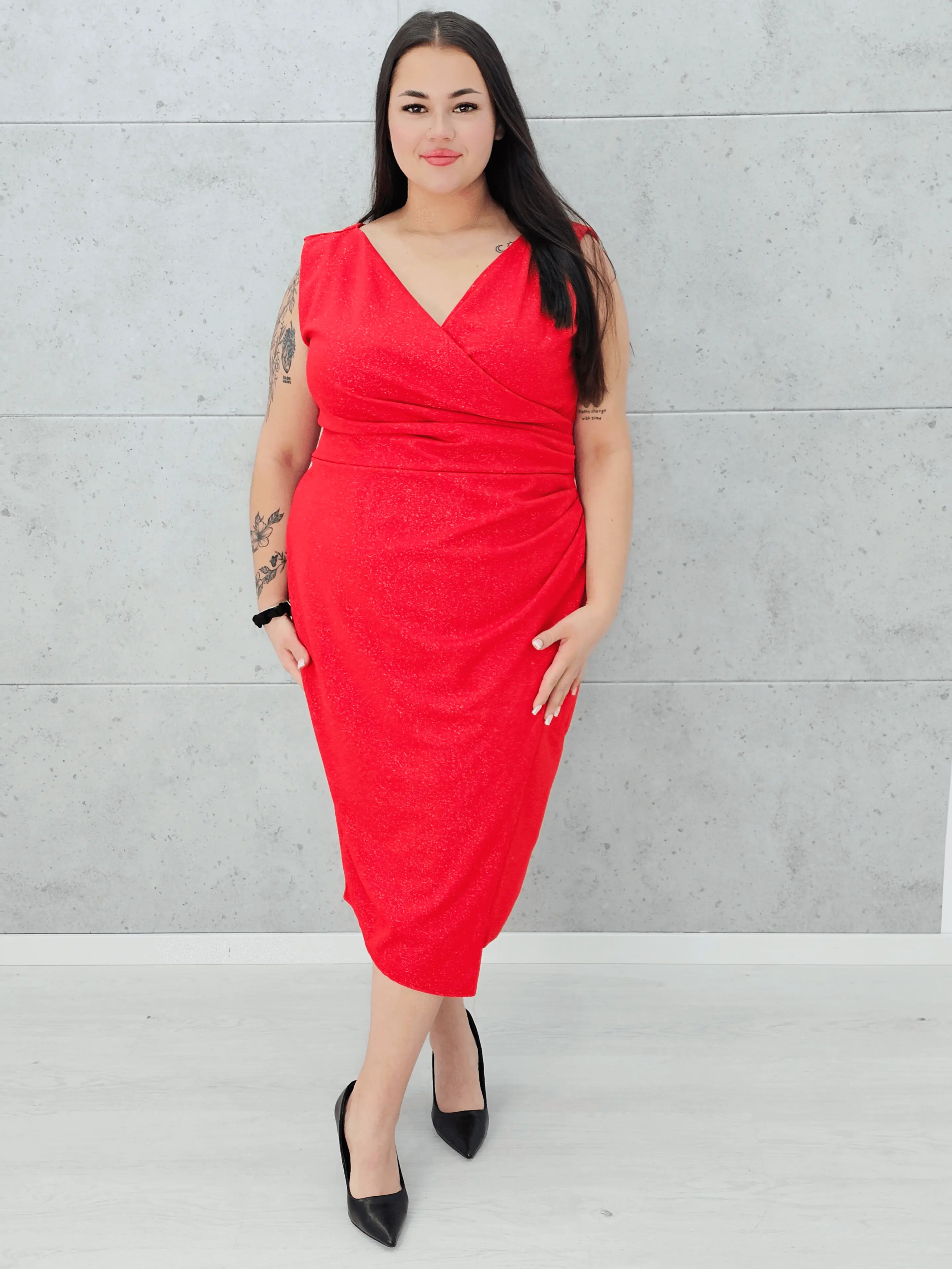 Rozpal zmysły – zjawiskowa sukienka czerwona Stylowa XL