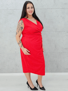 Rozpal zmysły – zjawiskowa sukienka czerwona Stylowa XL