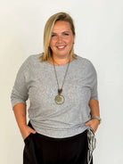SWETER D0360 NASZYJNIK Stylowa XL