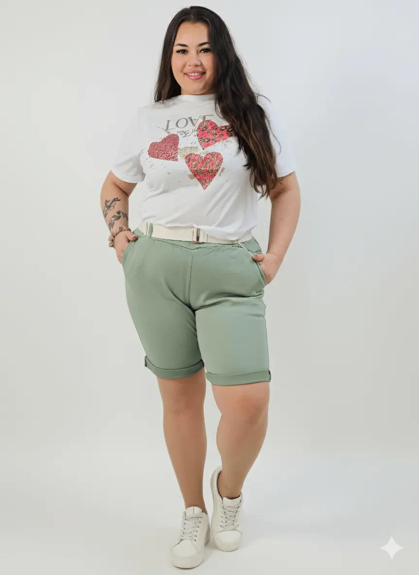 Spodenki plus size Livans – wygoda i styl na co dzień Stylowa XL