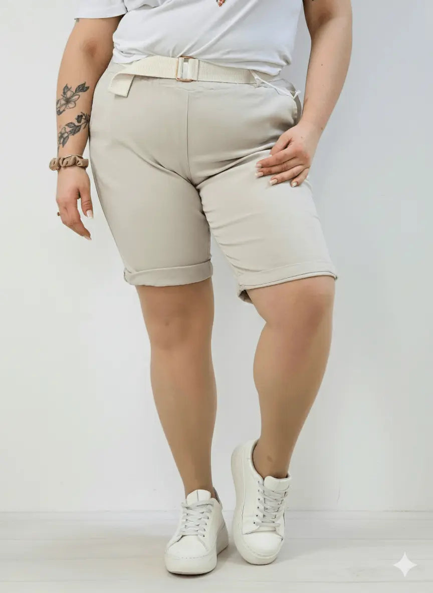 Spodenki plus size Livans – wygoda i styl na co dzień Stylowa XL