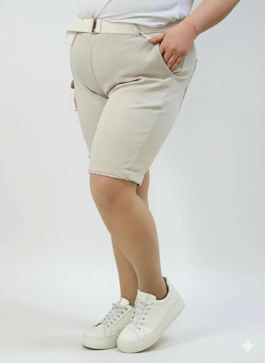 Spodenki plus size Livans – wygoda i styl na co dzień Stylowa XL