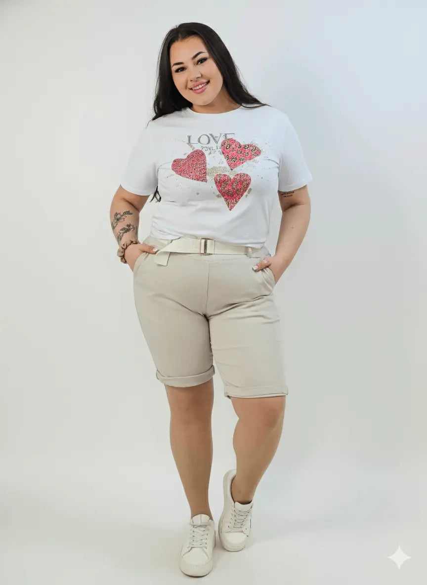 Spodenki plus size Livans – wygoda i styl na co dzień Stylowa XL