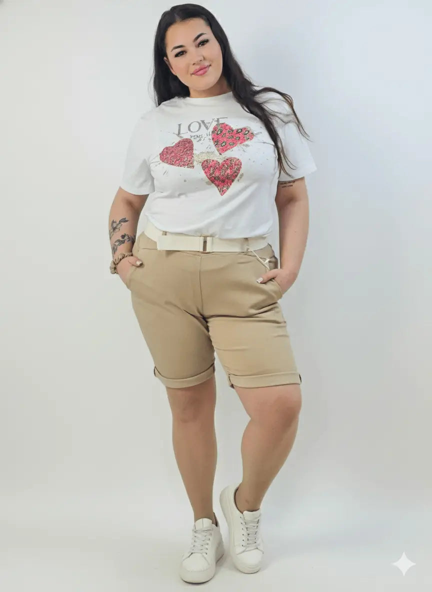 Spodenki plus size Livans – wygoda i styl na co dzień Stylowa XL