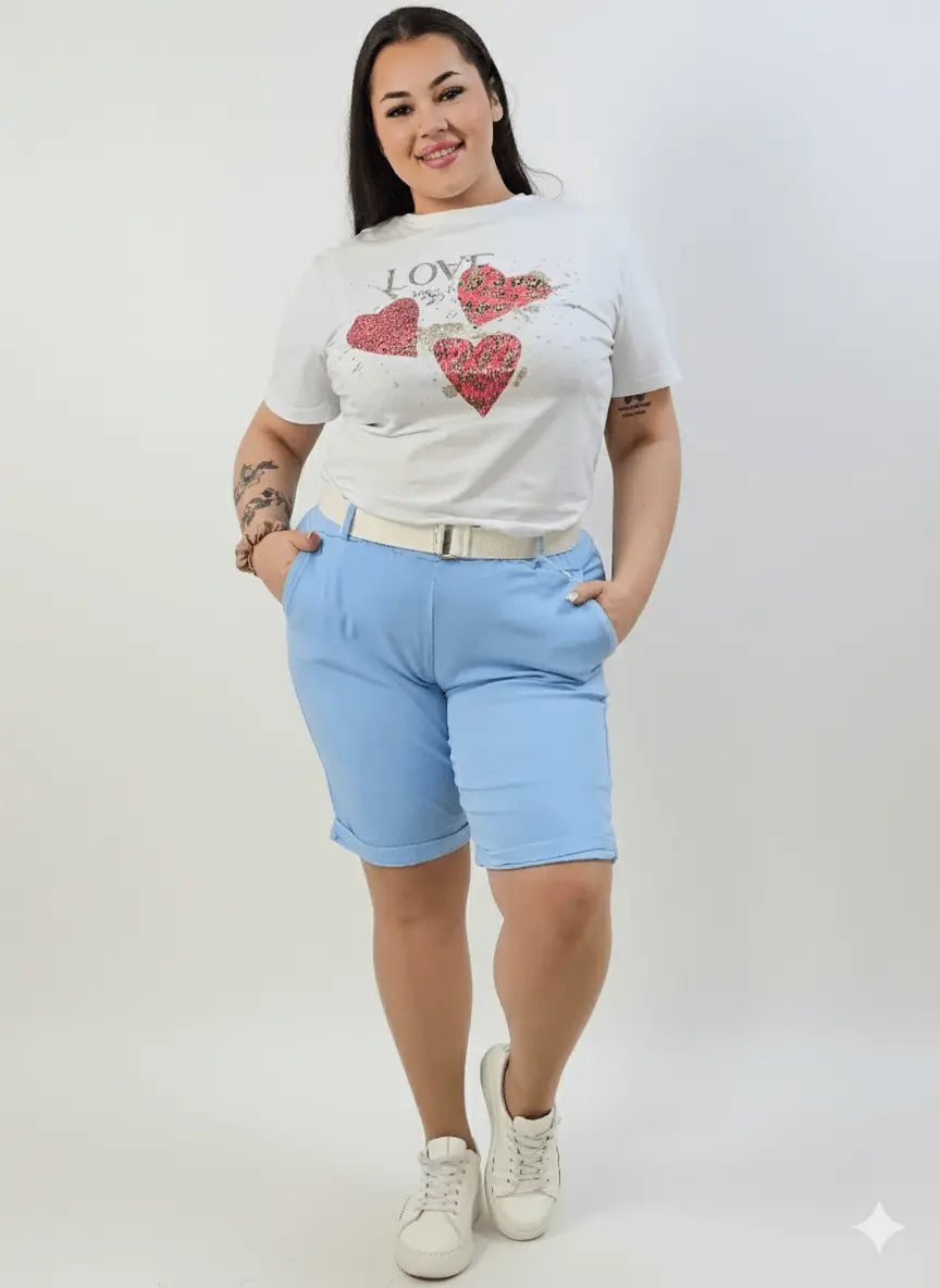 Spodenki plus size Livans – wygoda i styl na co dzień Stylowa XL