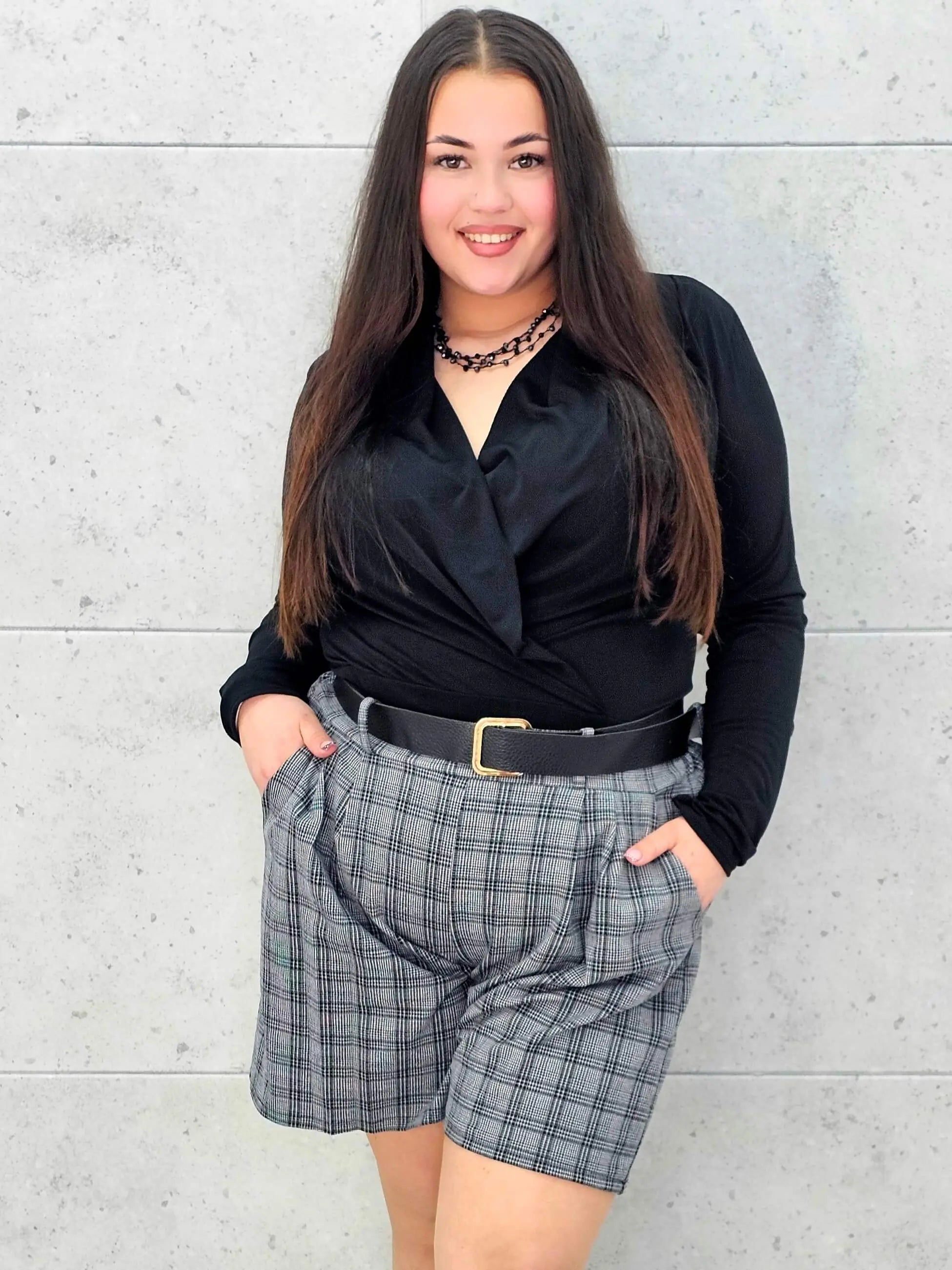 Spodenki plus size w kratę – elegancja i wygoda w modnym wydaniu Stylowa XL Stylowa XL