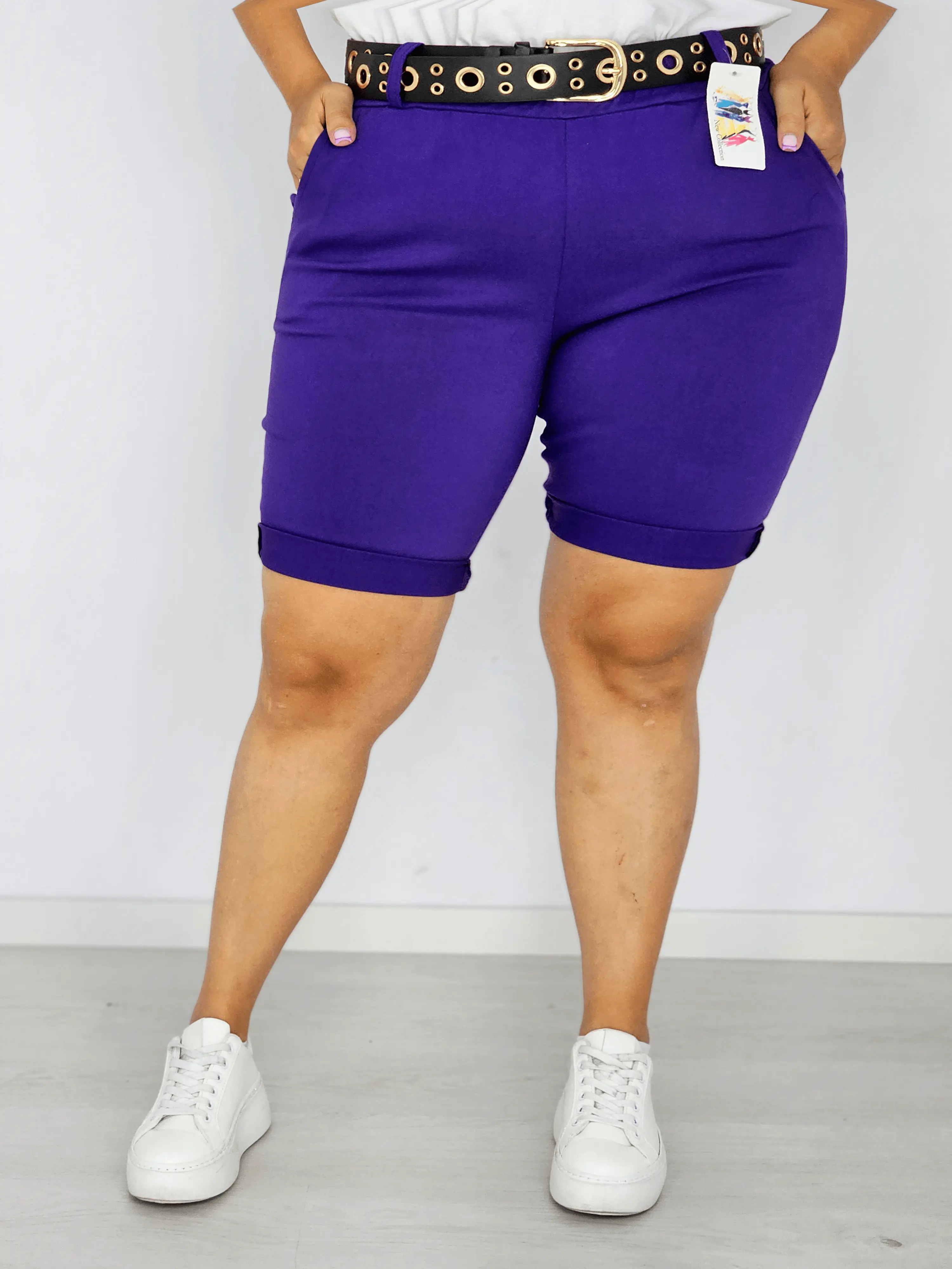 Spodenki z paskiem dostępne w kolorach Stylowa XL