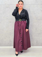 Spódnica Plus Size z Ekoskóry StylowaXL – Styl, Komfort i Kobiecy Detal dla Kobiet XXL Stylowa XL