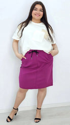 Spódnica gnieciuchowa - różne kolory Stylowa XL