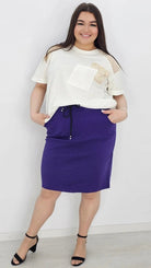 Spódnica gnieciuchowa - różne kolory Stylowa XL