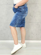 Spódnica jeansowa plus size komfortowa, elastyczna i podkreślająca sylwetkę Stylowa XL