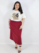 Spódnica midi plus size z kieszeniami – stylowa, wygodna i kobieca Stylowa XL