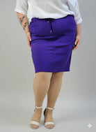 Spódnica plus size gnieciuchowa – wygodna spódnica XXL na co dzień Stylowa XL