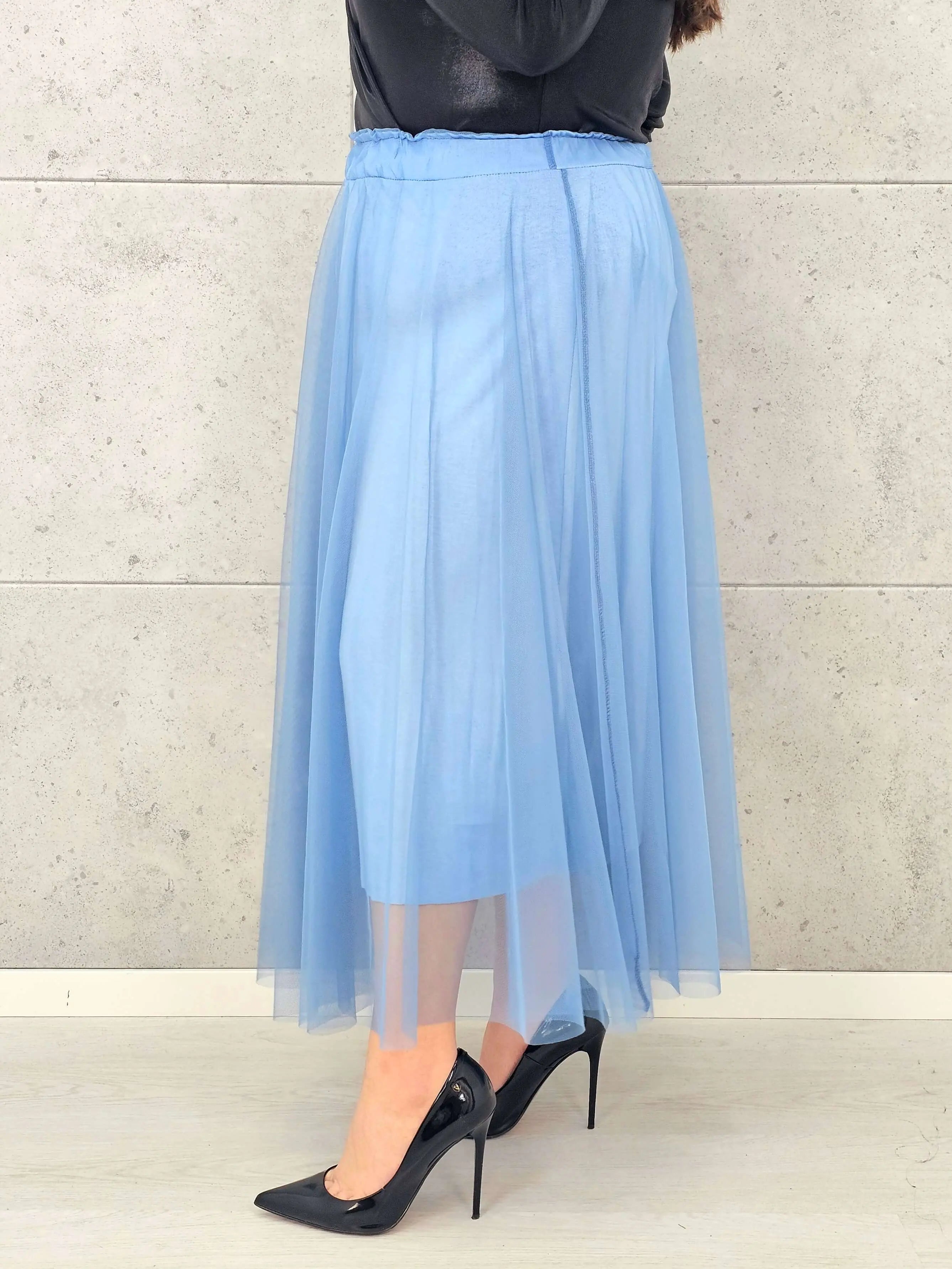 Spódnica plus size tiulowa midi – zwiewna, lekka i kobieca propozycja XXL Stylowa XL
