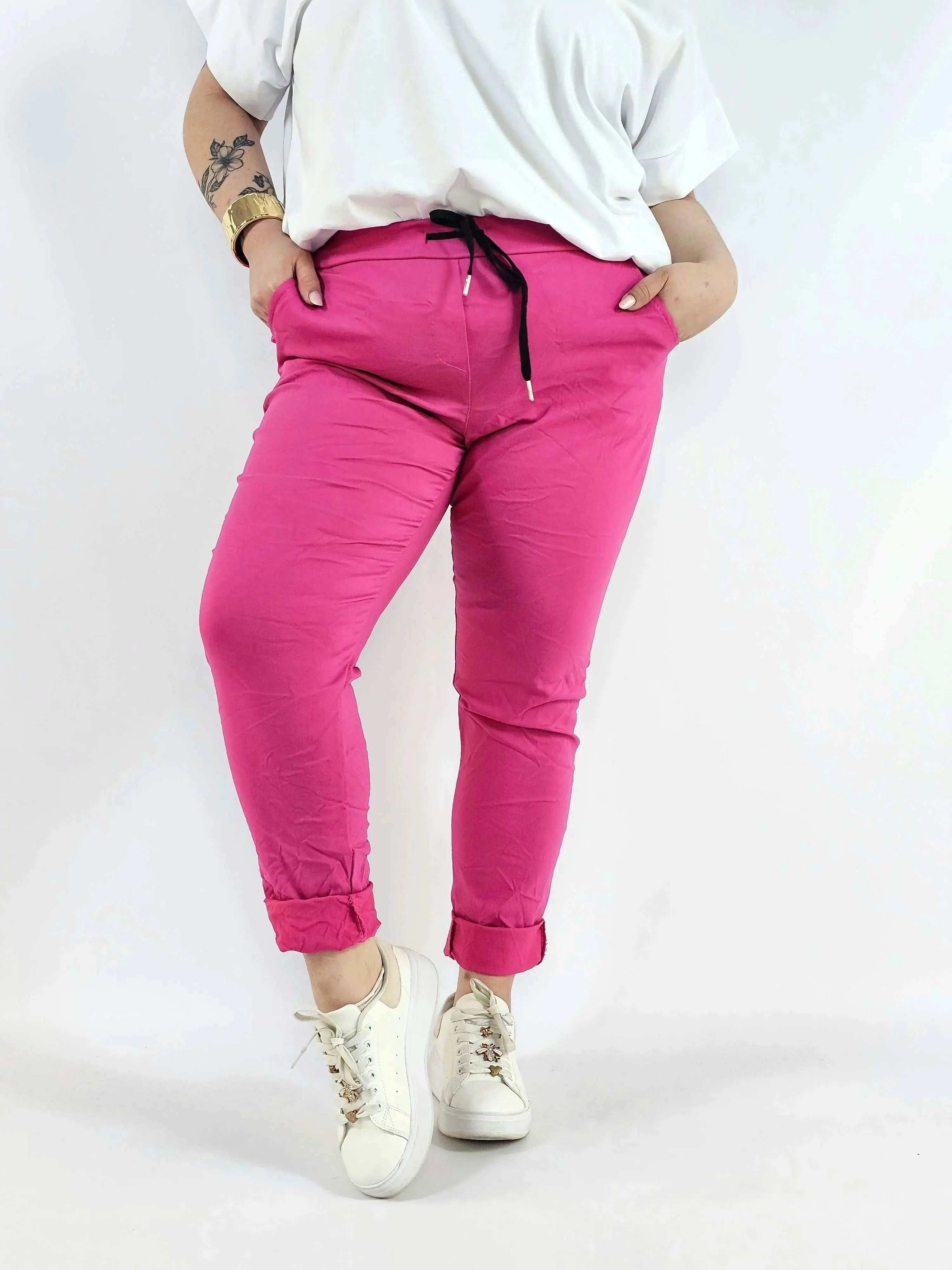 Spodnie Gnieciuchy Plus Size StylowaXL – Lekkość, Komfort i Styl w Jednym Stylowa XL