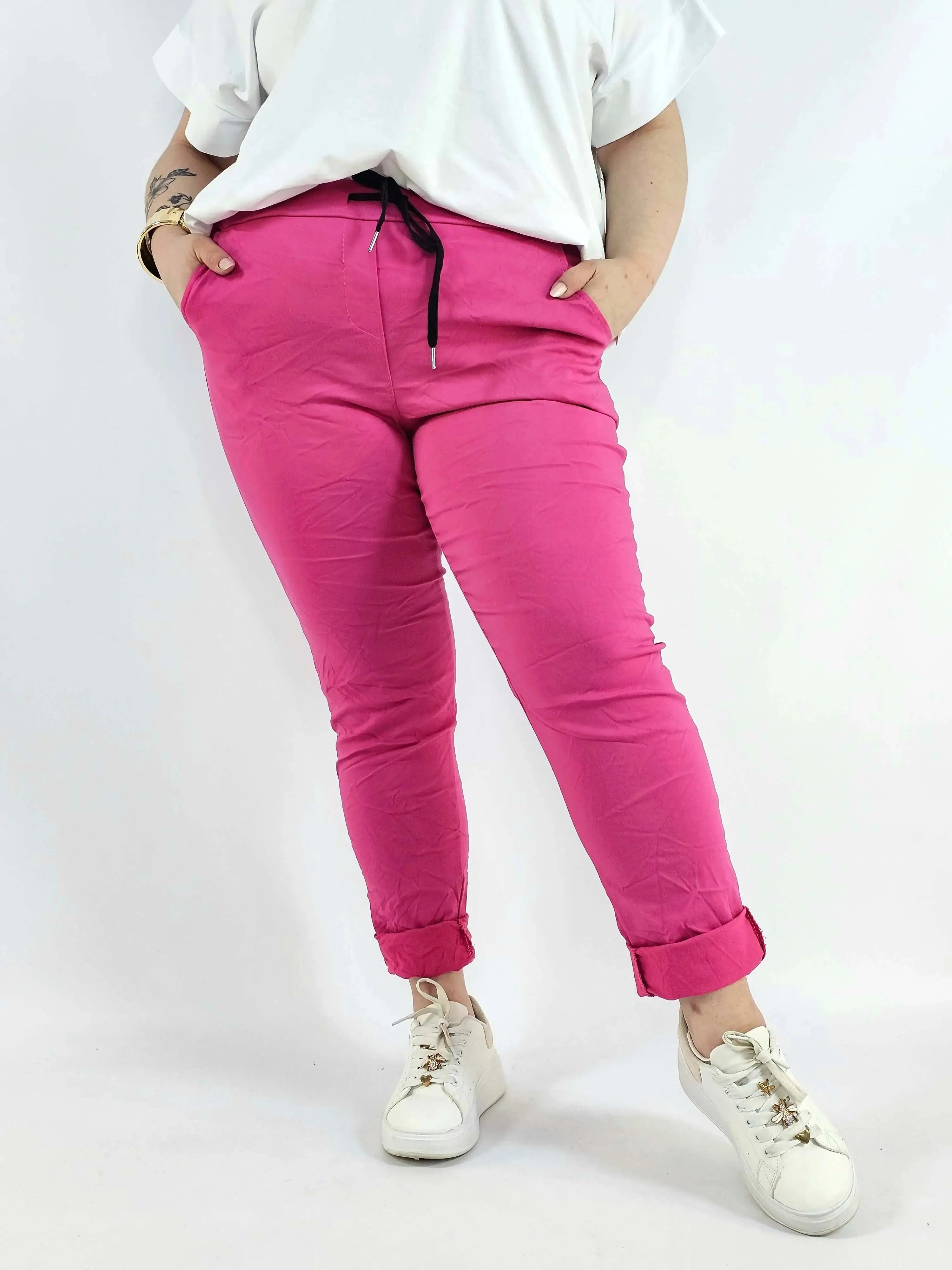 Spodnie Gnieciuchy Plus Size StylowaXL – Lekkość, Komfort i Styl w Jednym Stylowa XL