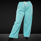 Spodnie dresowe z ozdobnym guzikiem Stylowa XL