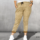 Spodnie gnieciuchy zamszowe Stylowa XL