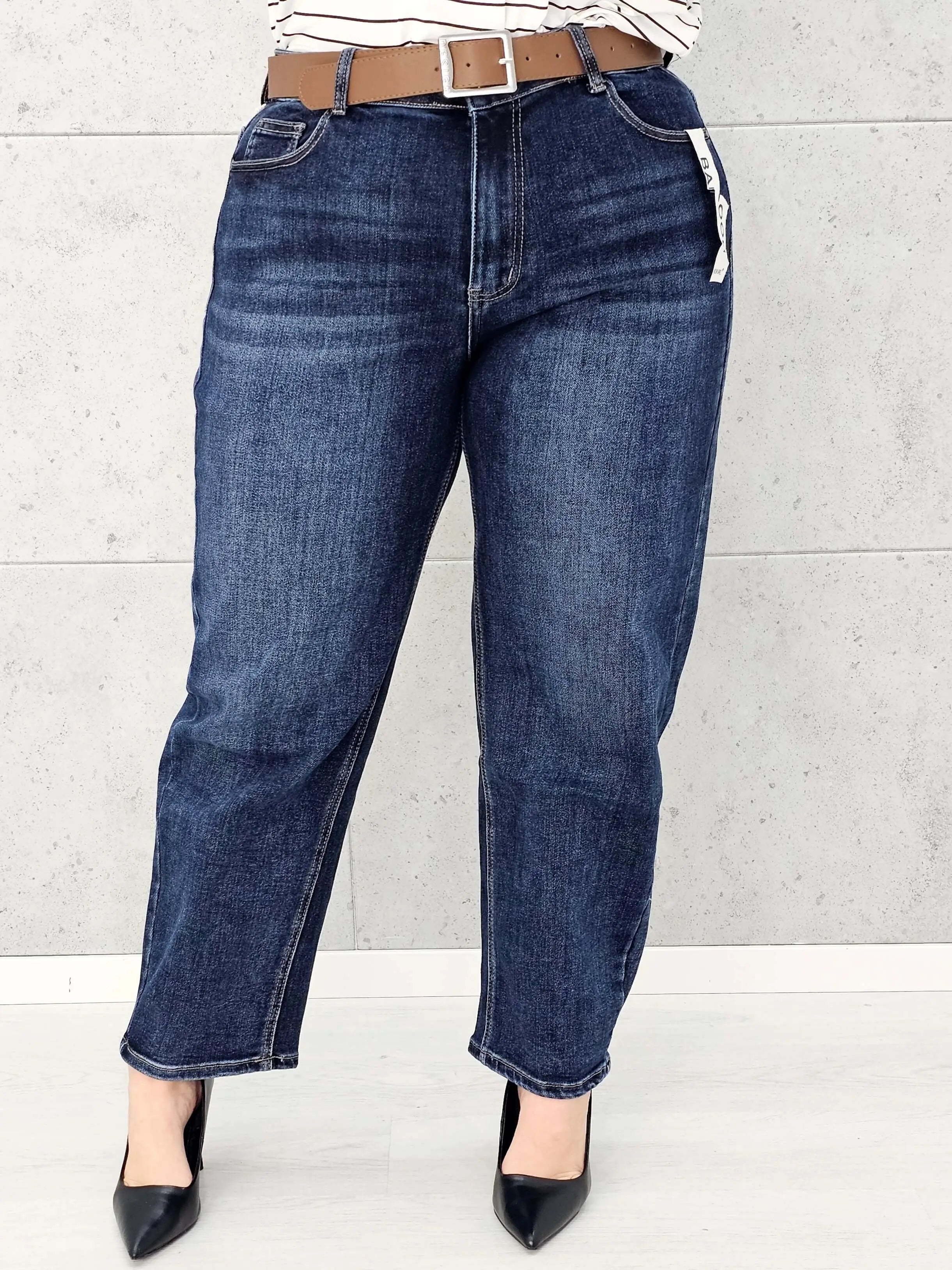 Spodnie jeansowe StylowaXL Balloon – komfort i styl w modzie plus size Stylowa XL