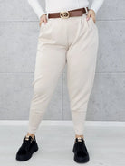 Spodnie masełkowe ze ściągaczem Stylowa XL