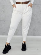 Spodnie masełkowe ze ściągaczem Stylowa XL