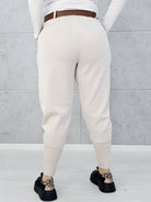 Spodnie masełkowe ze ściągaczem Stylowa XL