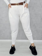 Spodnie masełkowe ze ściągaczem Stylowa XL