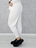 Spodnie masełkowe ze ściągaczem Stylowa XL