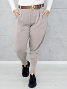 Spodnie masełkowe ze ściągaczem Stylowa XL