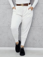 Spodnie masełkowe ze ściągaczem Stylowa XL