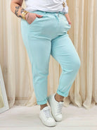 Spodnie plus size Livans – wygodne spodnie damskie XXL na co dzień i do stylizacji Stylowa XL