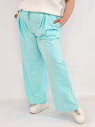 Spodnie plus size szerokie – wygodne spodnie XXL z gumką w pasie Stylowa XL