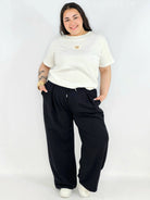 Spodnie plus size szerokie – wygodne spodnie XXL z gumką w pasie Stylowa XL