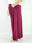 Spodnie plus size szerokie z gumką w pasie i wiązaniem XXL Stylowa XL