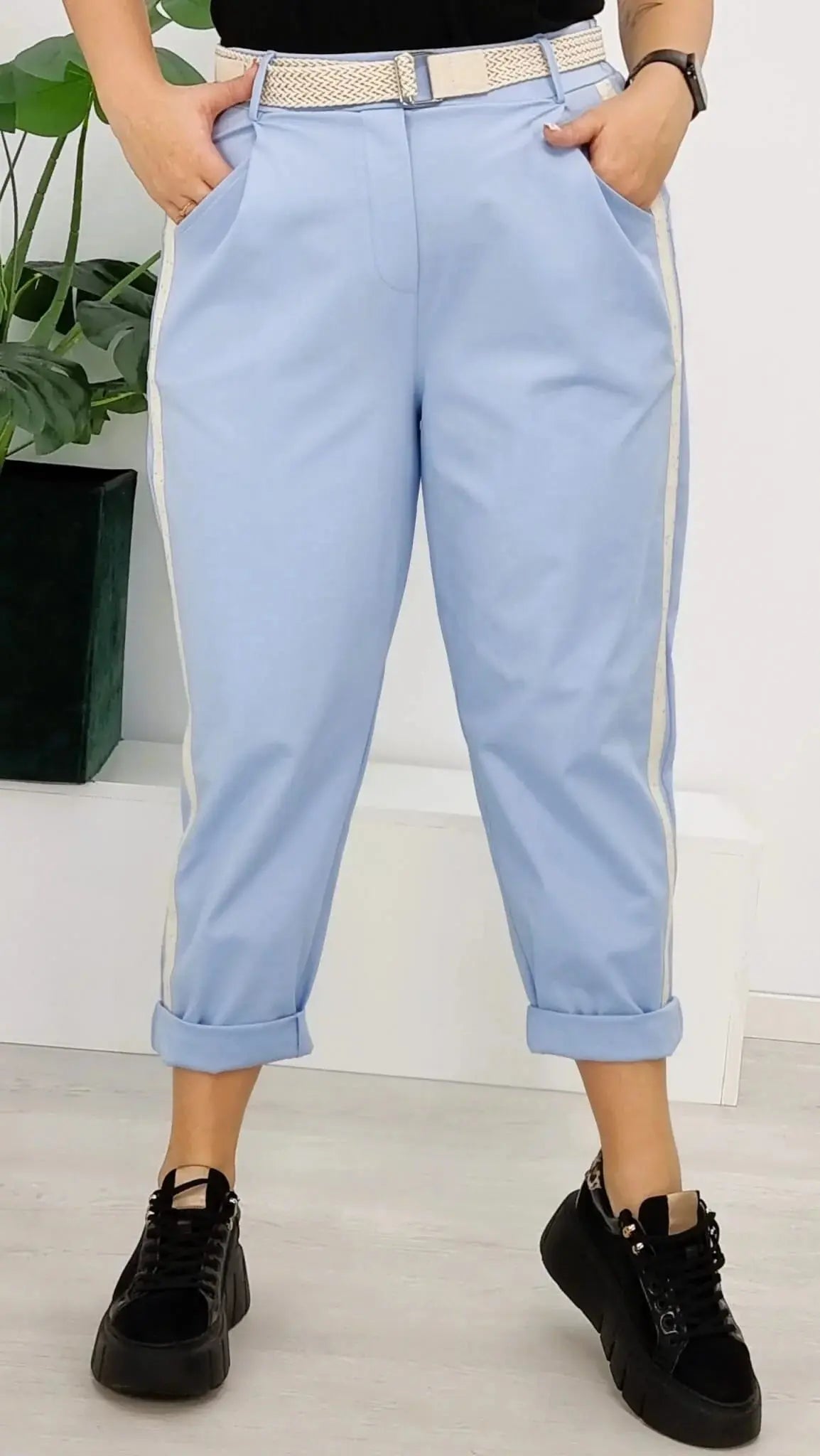 Spodnie z lampasem Stylowa XL