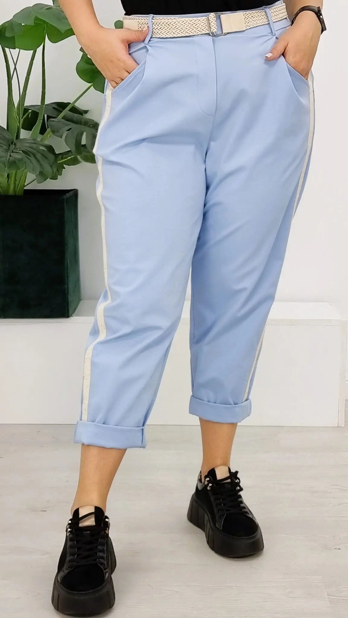 Spodnie z lampasem Stylowa XL