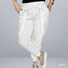 Spodnie z ozdobnymi taśmami i ringami Stylowa XL