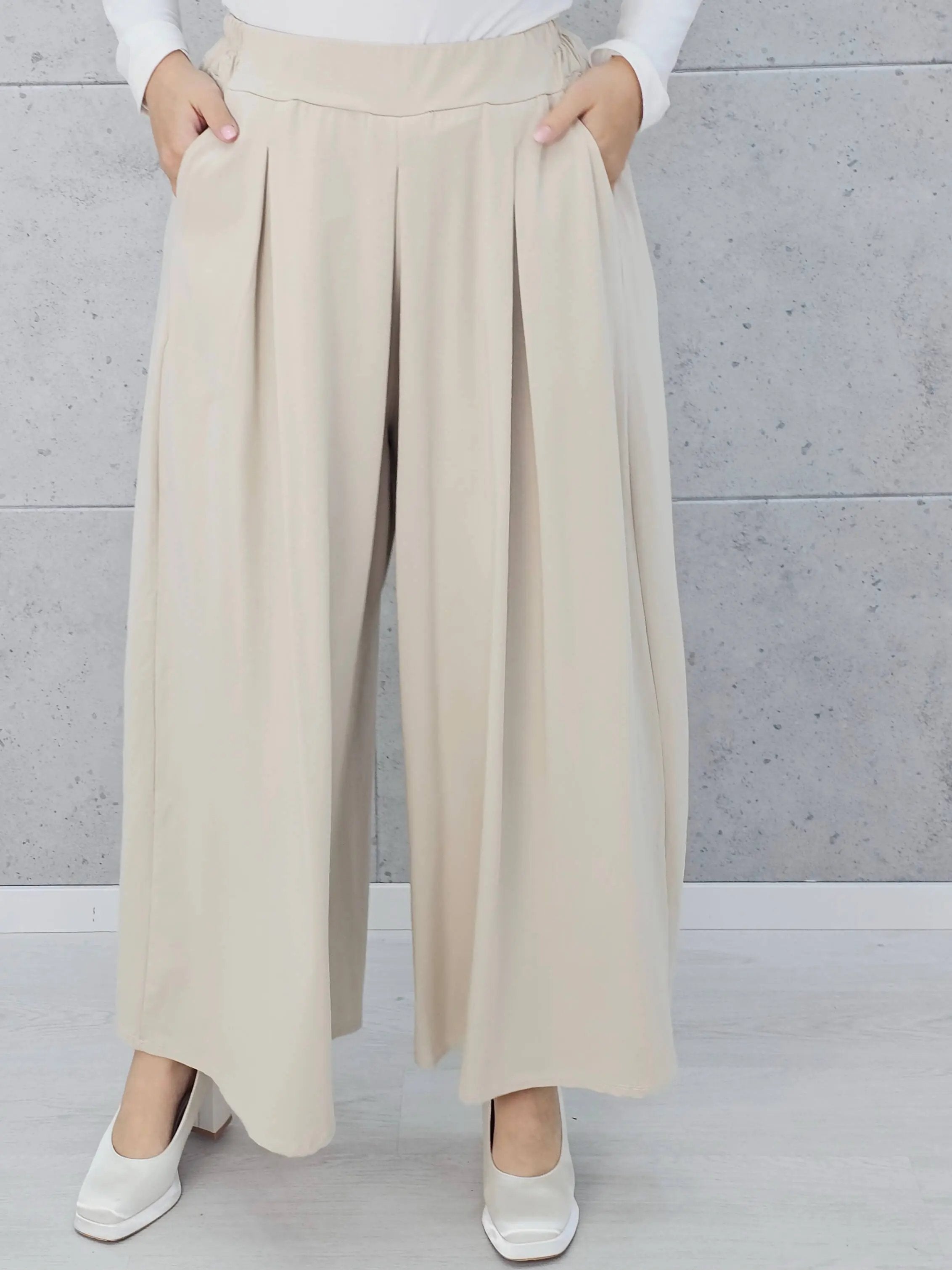 Spodnie z szeroką nogawką Stylowa XL