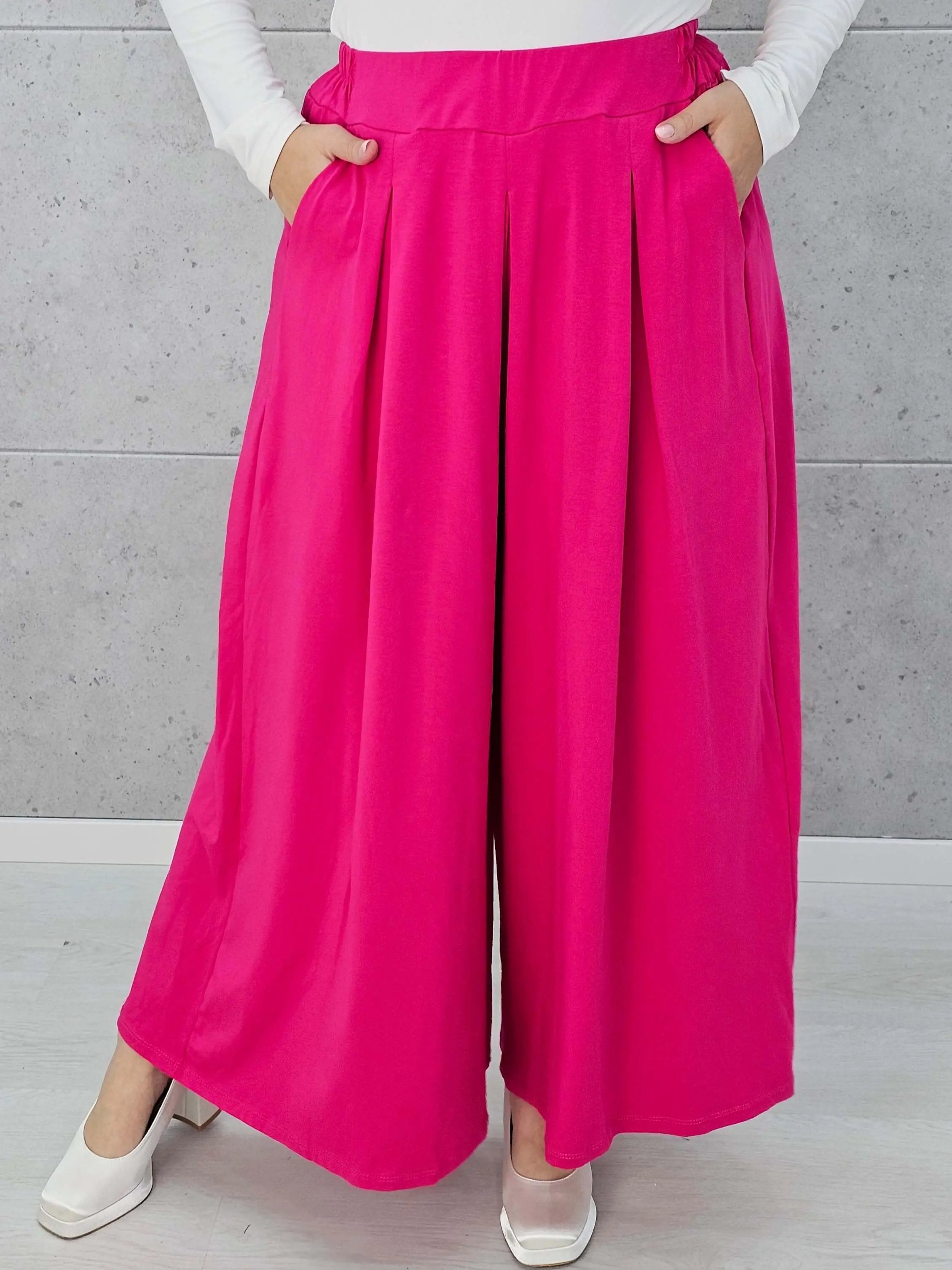 Spodnie z szeroką nogawką Stylowa XL