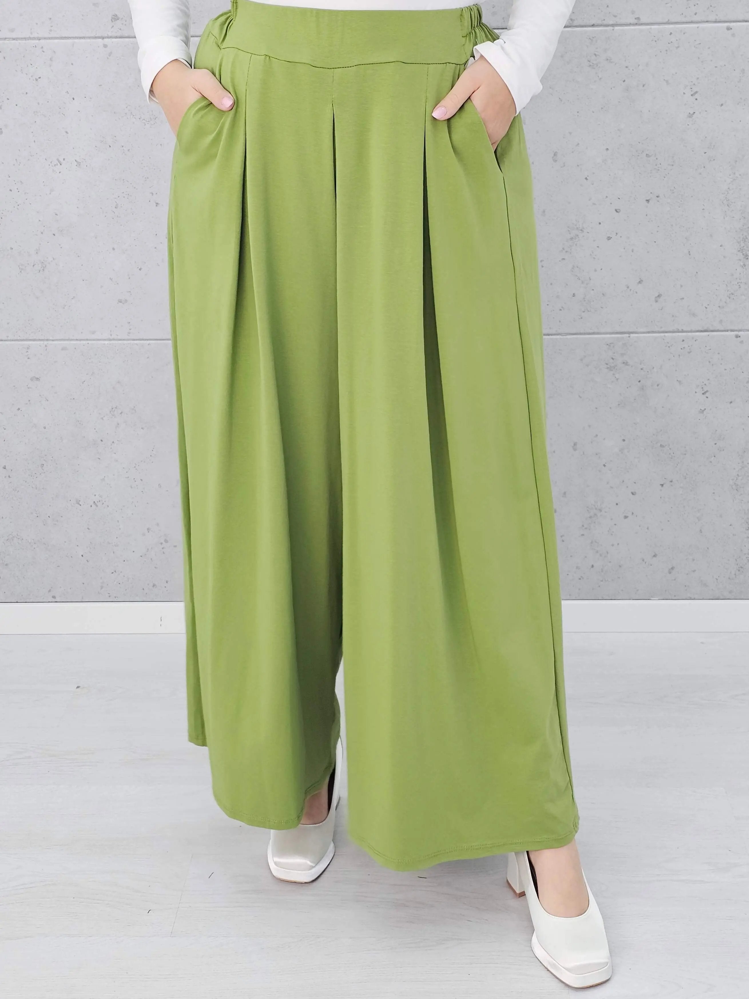 Spodnie z szeroką nogawką Stylowa XL