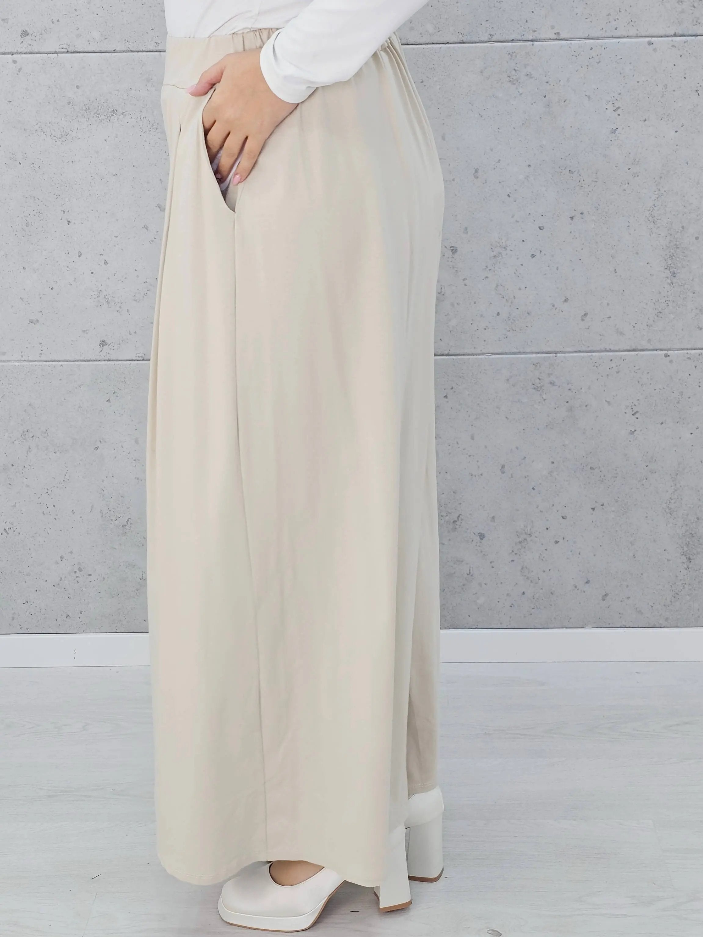 Spodnie z szeroką nogawką Stylowa XL