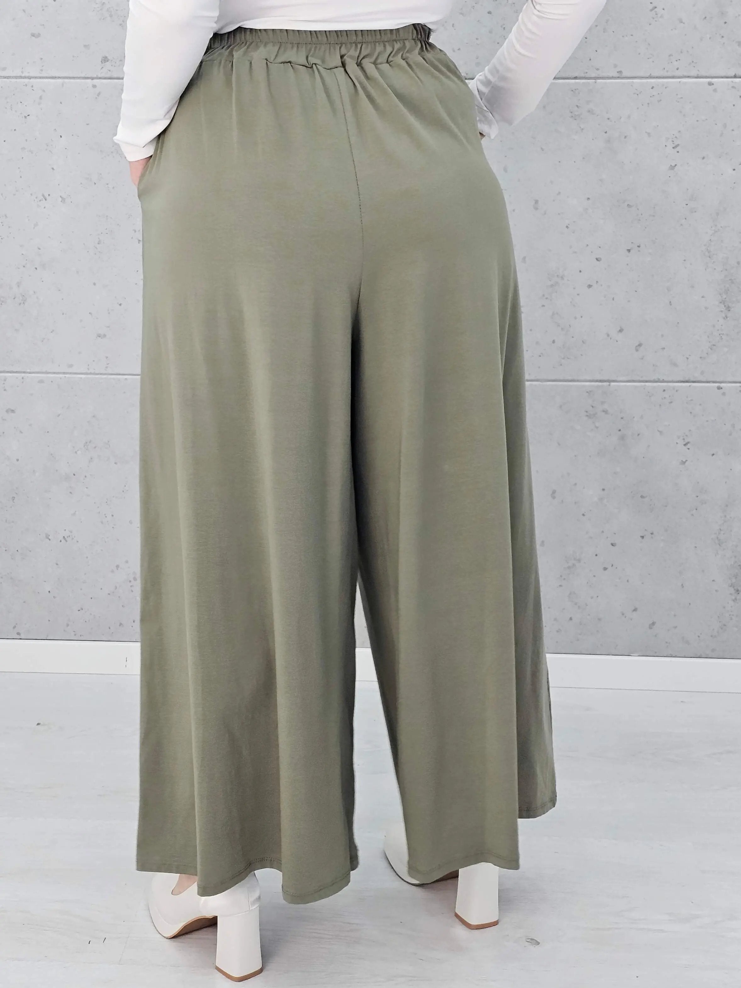 Spodnie z szeroką nogawką Stylowa XL