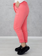 Spodnie z wiązaniem w pasie Stylowa XL