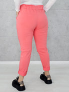 Spodnie z wiązaniem w pasie Stylowa XL