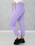 Spodnie z wiązaniem w pasie Stylowa XL